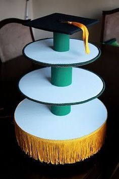 Graduation cakes graduate cap cake stand